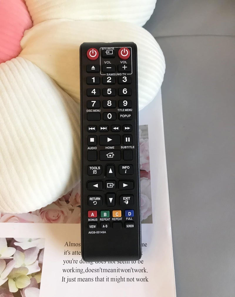 BOMAZ Replacement Remote Control for Samsung BD-F5100/ZA BD-JM57C/ZA BD-H5900/ZA BD-J5100E BD-J5100E/ZA Blu-ray Disc Player - Image 5